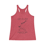 MERMAID - Women's Tri-Blend Racerback Tank - ANCHORAGE