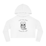 Skull - Cropped Hooded Sweatshirt