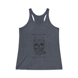 SKULL - Women's Tri-Blend Racerback Tank