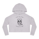 Skull - Cropped Hooded Sweatshirt