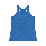 MERMAID - Women's Tri-Blend Racerback Tank - KODIAK