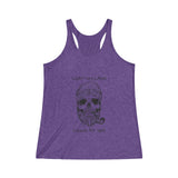 SKULL - Women's Tri-Blend Racerback Tank