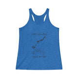 MERMAID - Women's Tri-Blend Racerback Tank