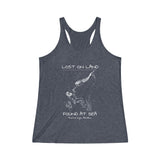 MERMAID - Women's Tri-Blend Racerback Tank - ANCHORAGE