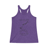 MERMAID - Women's Tri-Blend Racerback Tank - BERING SEA