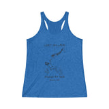 MERMAID - Women's Tri-Blend Racerback Tank - BERING SEA