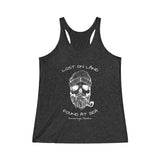 SKULL - Women's Tri-Blend Racerback Tank - ANCHORAGE