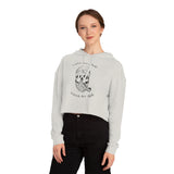 Skull - Cropped Hooded Sweatshirt